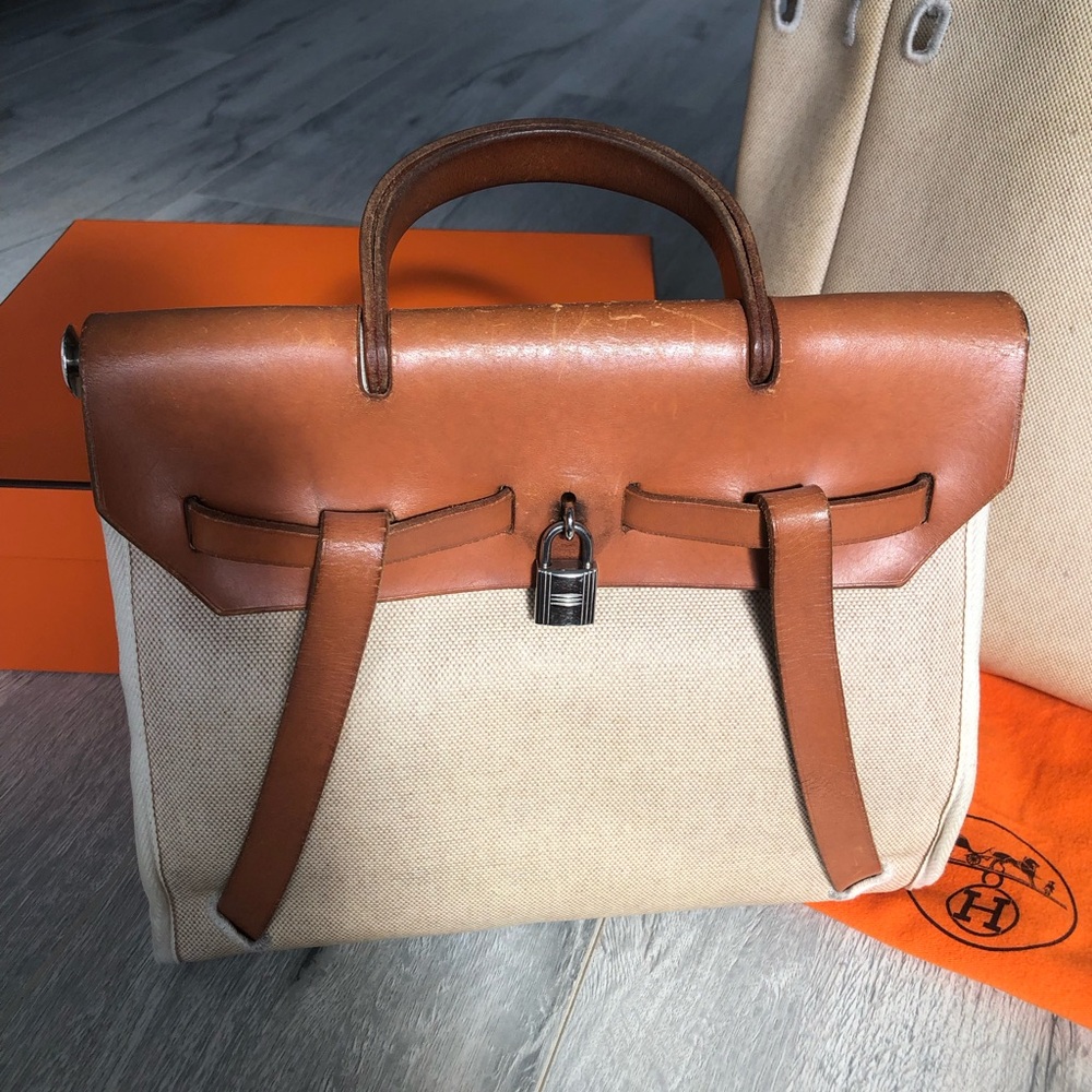 Authentic Hermes Backpack/Handbag - image 3